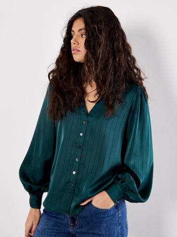 Open Collar Blouse